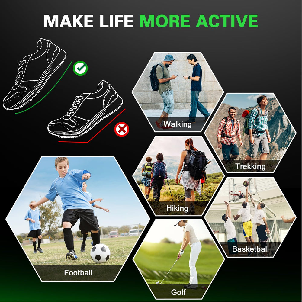 imonujo carbon fiber insole supports daily walking with metatarsal relief