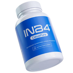 INB4 CatuaPure packaging shot emphasizing premium gluten-free formula