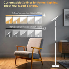 Incolumitas Sun Lamp adjustable height and tilt for precise desk lighting.