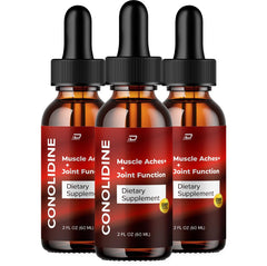Indelo Conolidine liquid drops bottle with clear liquid for daily wellness.