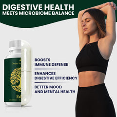 Indelo Eden Capsules two-pack beside a glass of water for easy daily use.