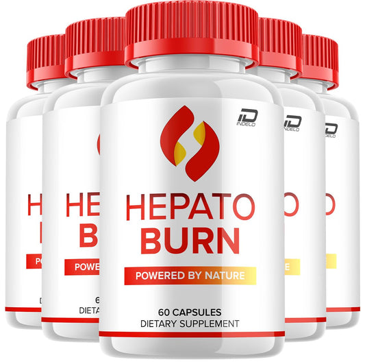 Indelo Hepato Burn bottle close-up highlighting the natural formula for daily wellness.