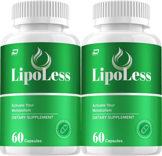 Indelo LipoLess front label, a natural daily wellness option