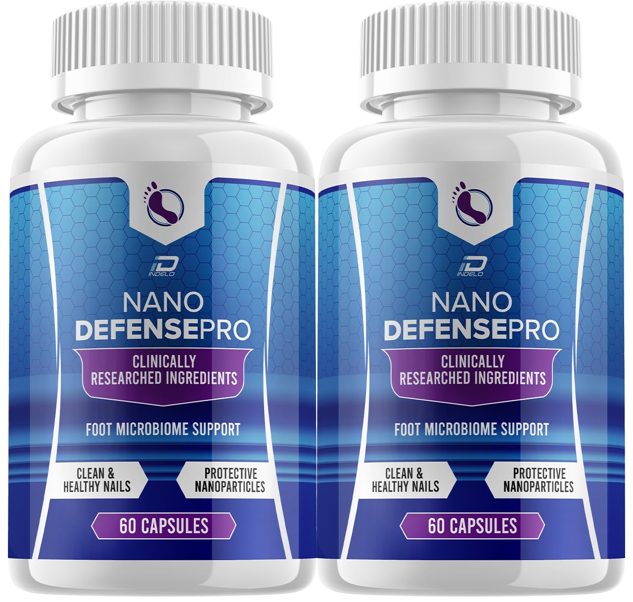 Indelo Nanodefense Pro capsules shown for daily nail support and easy self-care.