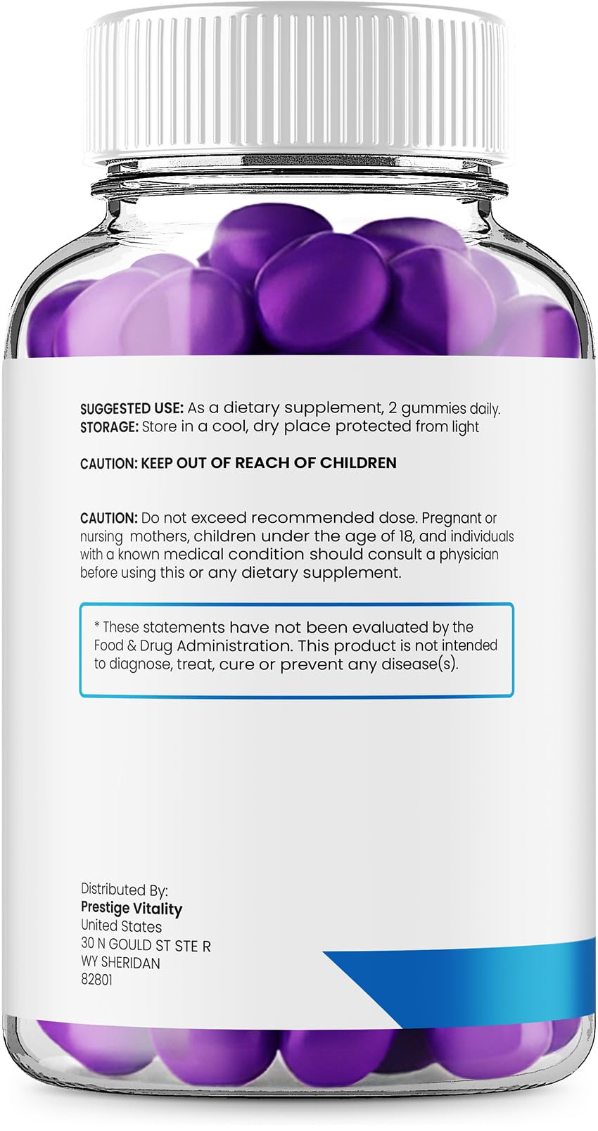 Indelo Primo Boost XL gummies pouring from bottle illustrating convenient daily routine