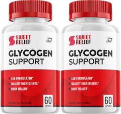 Indelo SweetRelief Glyco capsules for energy support.