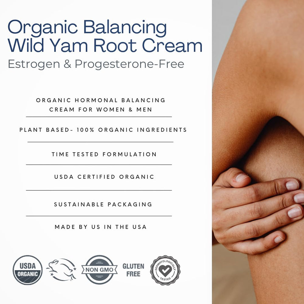 Indian Meadow Herbals application area close-up on inner thigh for PMS comfort.