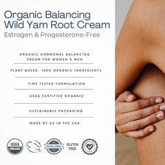 Indian Meadow Herbals application area close-up on inner thigh for PMS comfort.