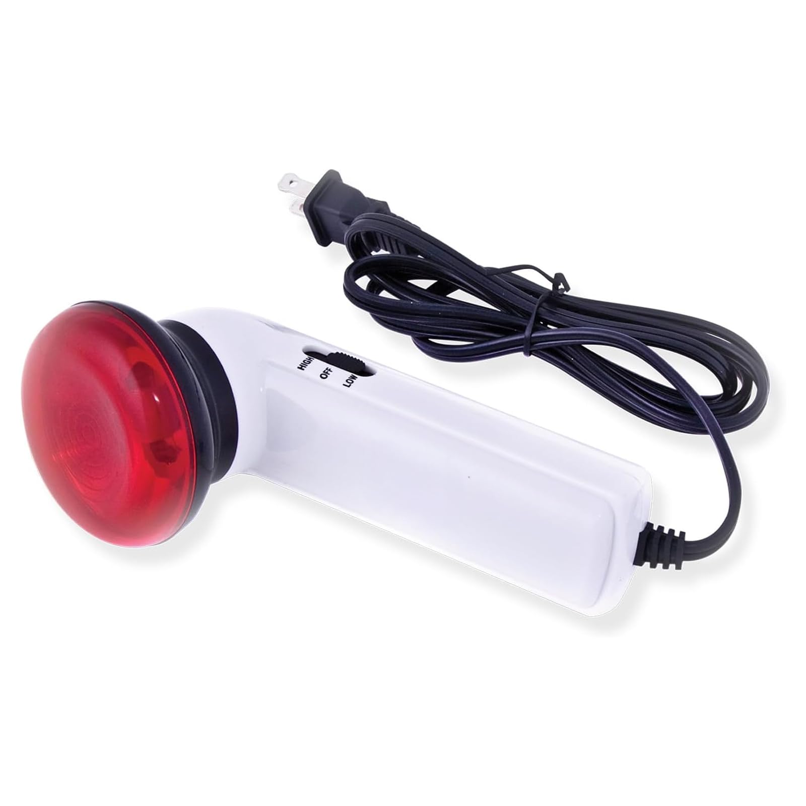 Infarex portable wand with angled head targets sore muscles for precise relief.
