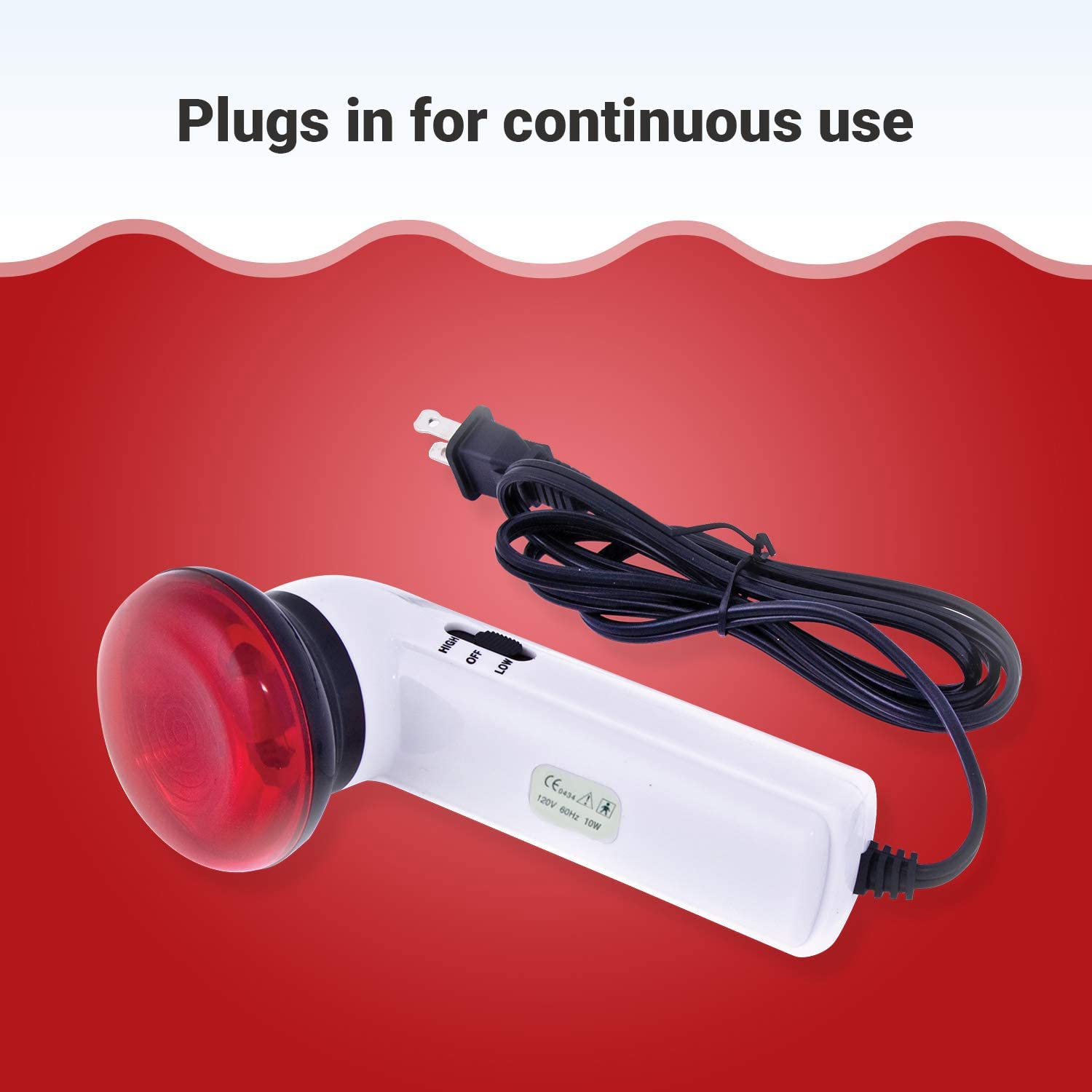 Infarex professional-quality infrared wand designed for at-home use.