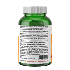 INFINITE AGE Infinite Relief bottle dispensing action, easy daily intake.