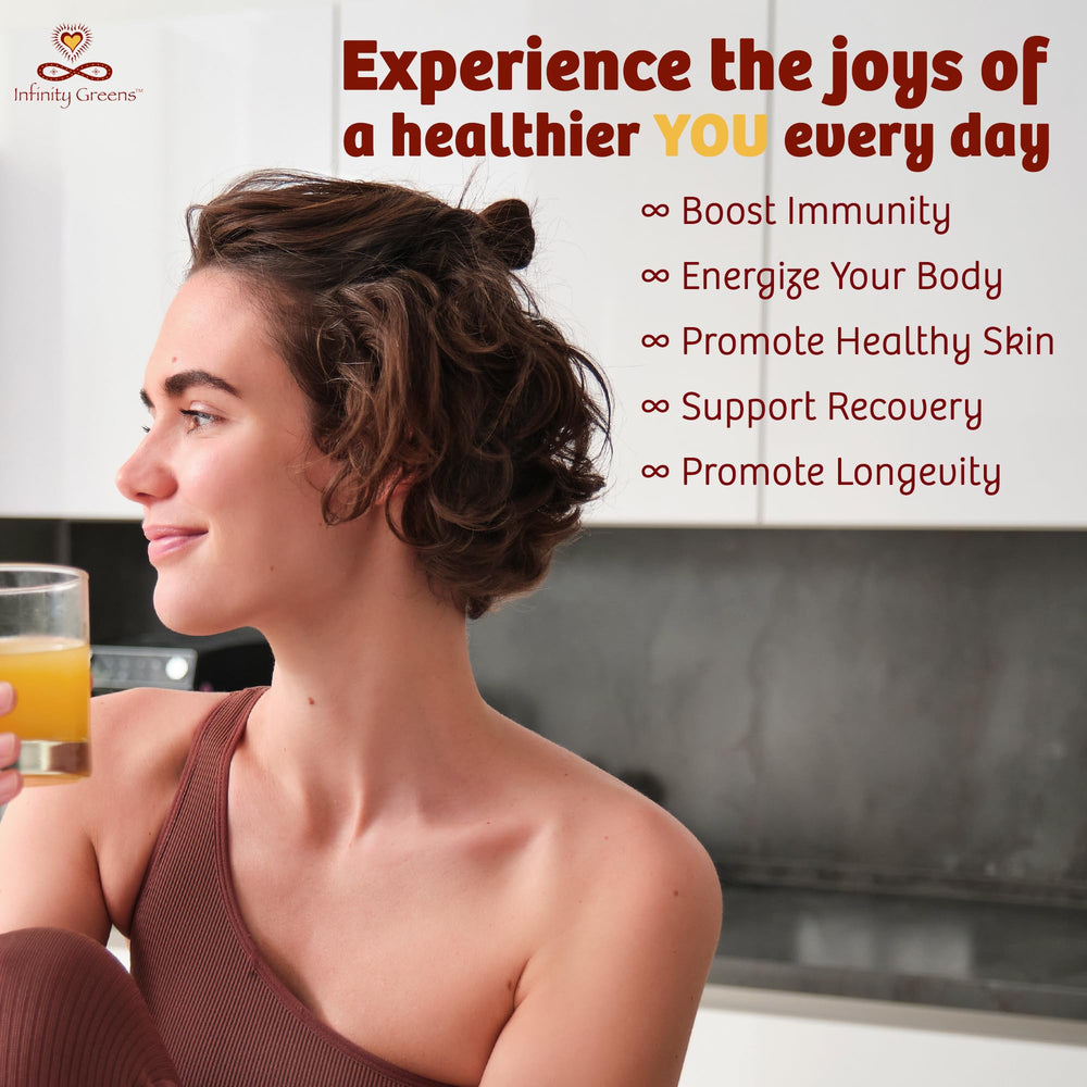 Amber glass jar of Infinity-C capsules preserving potency and purity