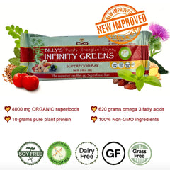 Infinity Greens bars during a multi-day trek, compact and protein-packed.