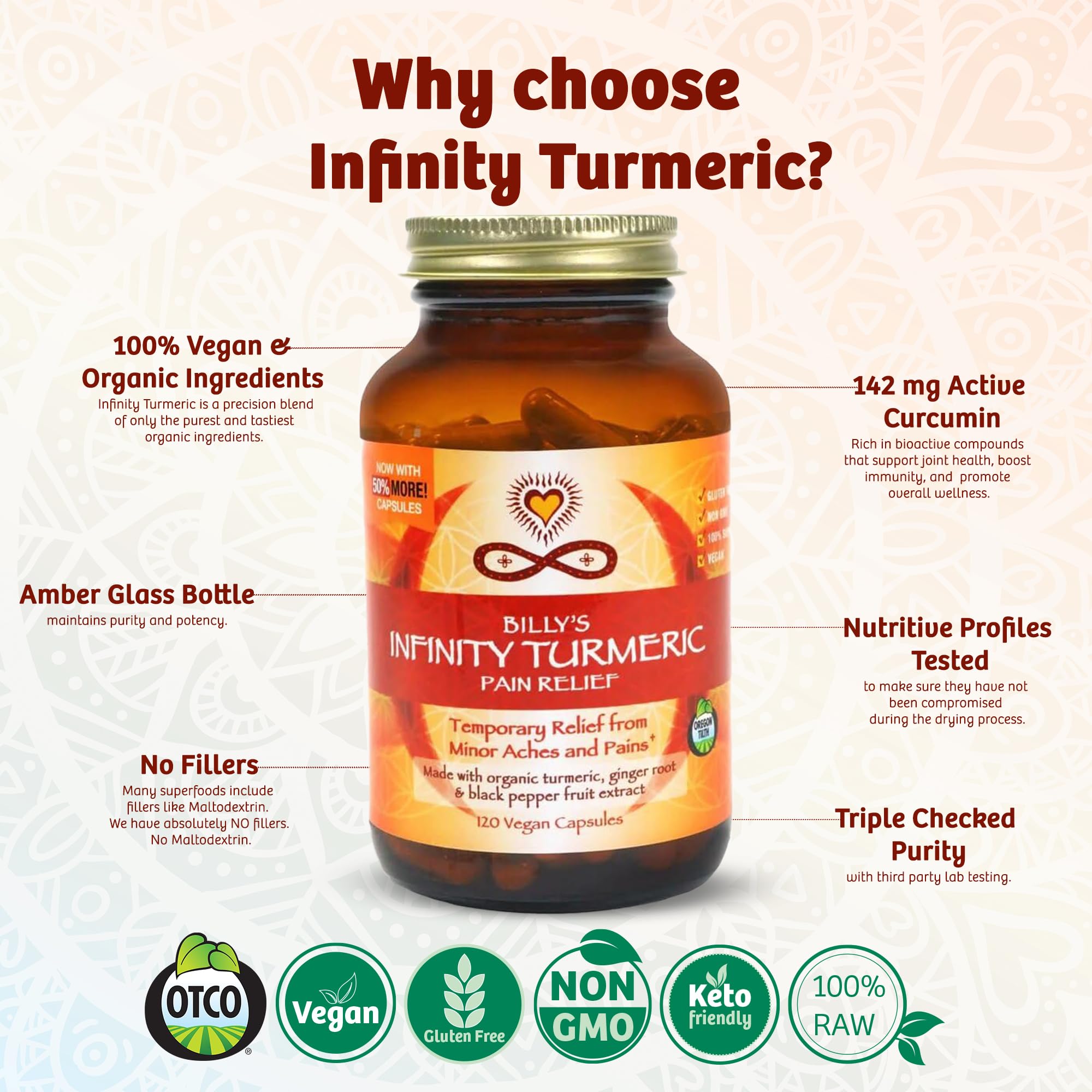 Infinity Greens ginger infusion paired with turmeric supports digestion and comfort