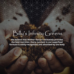 Infinity Greens bar ingredients are lab-tested for quality