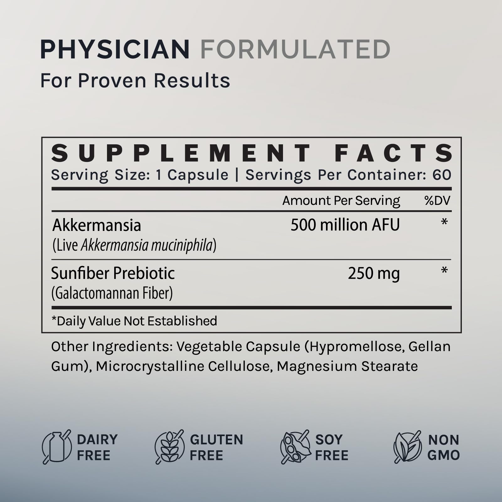 InfiniWell digestive support packaging shown in a product display.