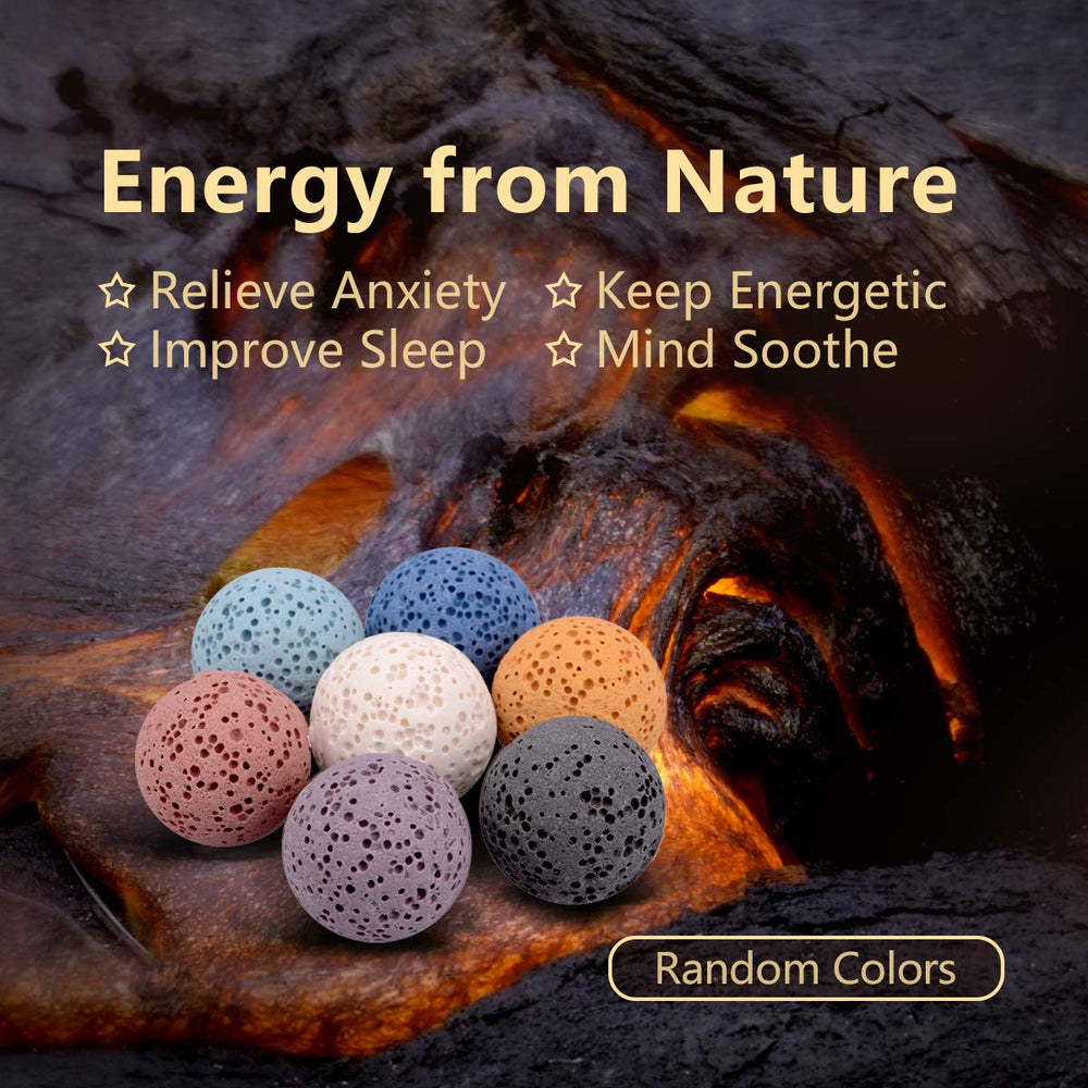 InfuseU Lava stones seven-pack for oil layering