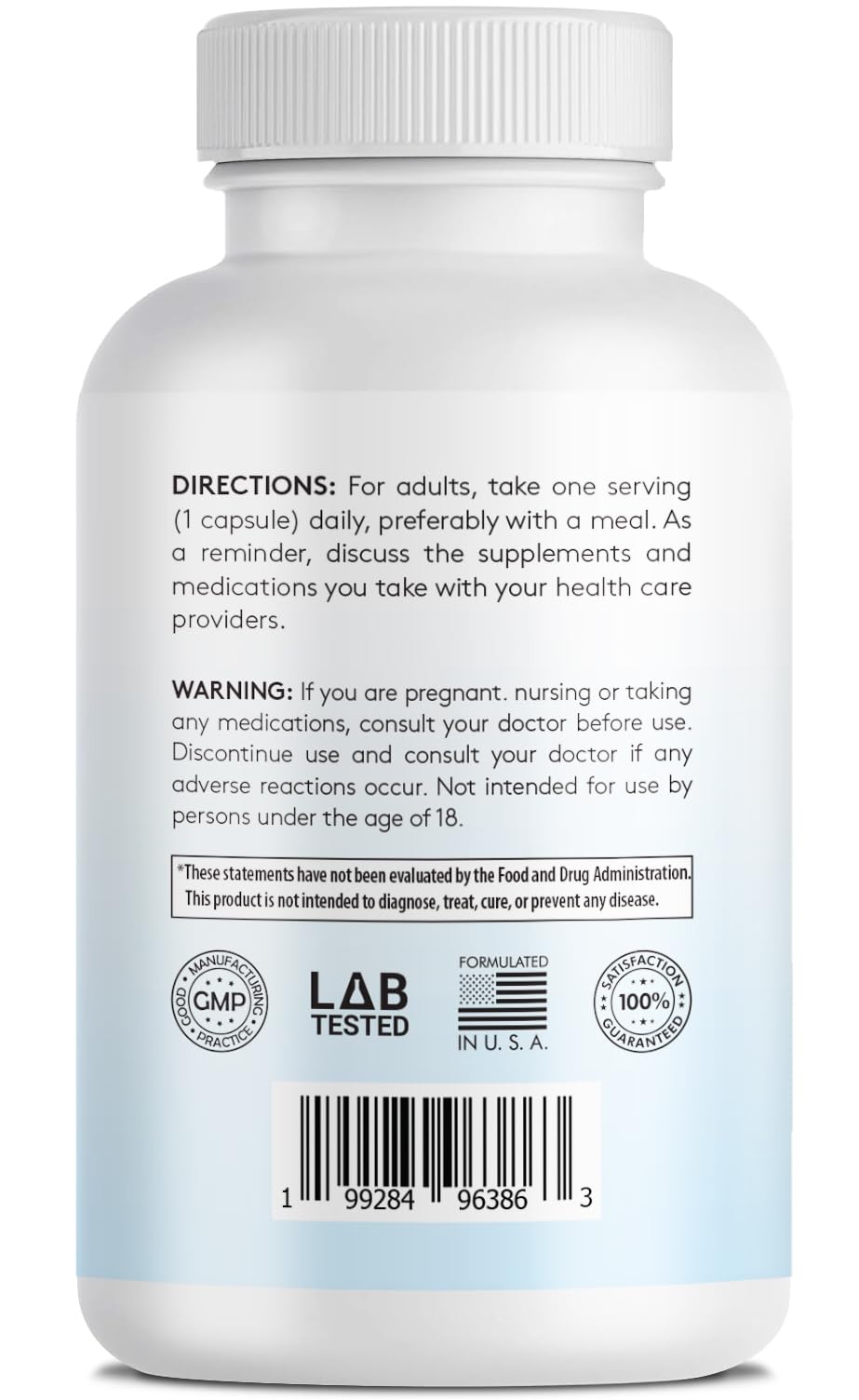 Infusions International CoQ10 bottle highlighting high absorption and premium ingredients.