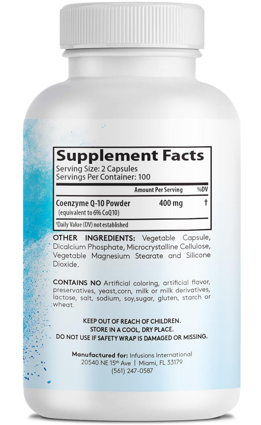 CoQ10 capsules close-up highlights easy-to-swallow form for daily use