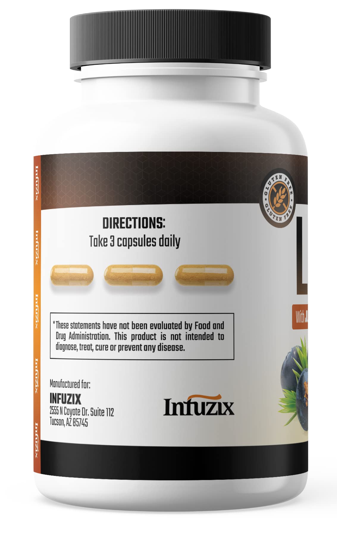 Infuzix Listol near feet and ankles to illustrate swelling focus.
