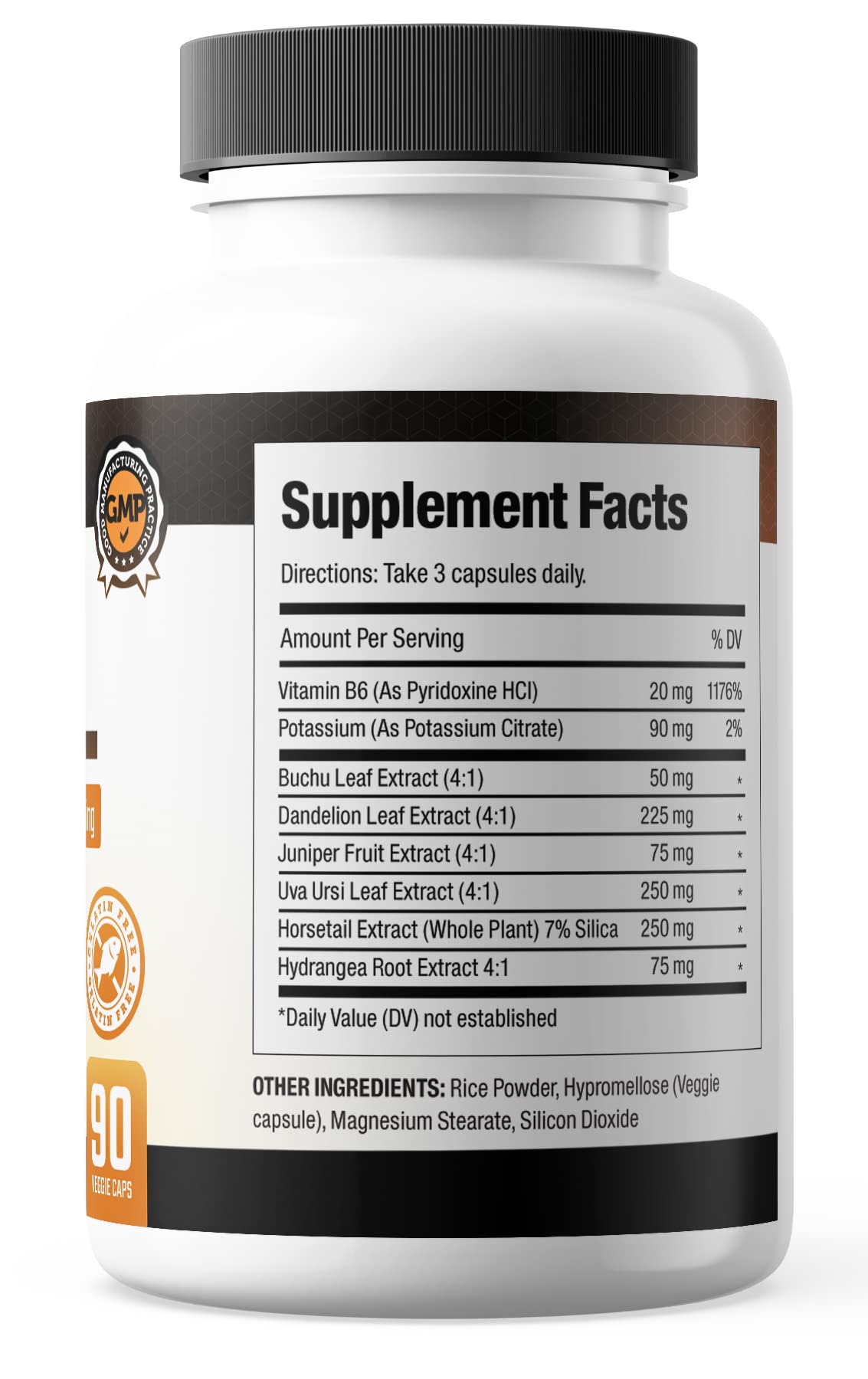 Infuzix Listol capsules being poured, suggesting easy daily routine.