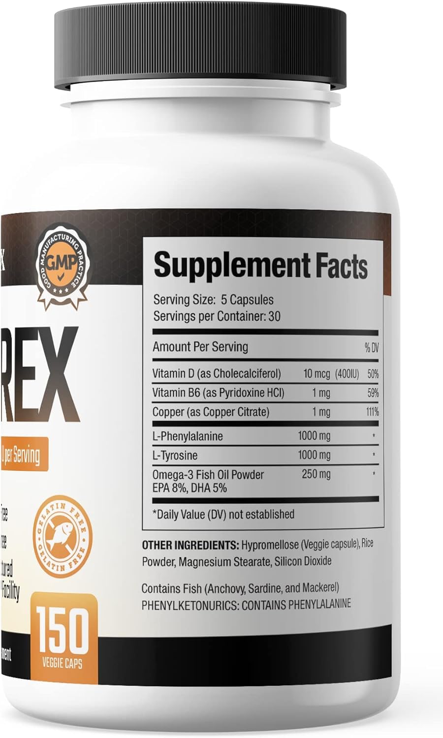 Infuzix Moderex omega-3 softgels suggesting support for skin vitality.