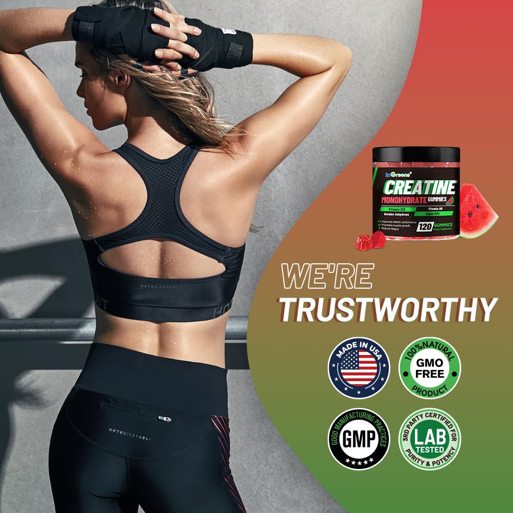 inGreens betaine alpha GPC gummies with vitamins B6 and B12 for balanced nutrients.