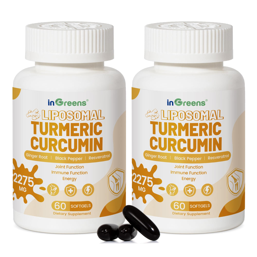 ingreens turmeric curcumin bottle front highlights 95% curcuminoids for joints