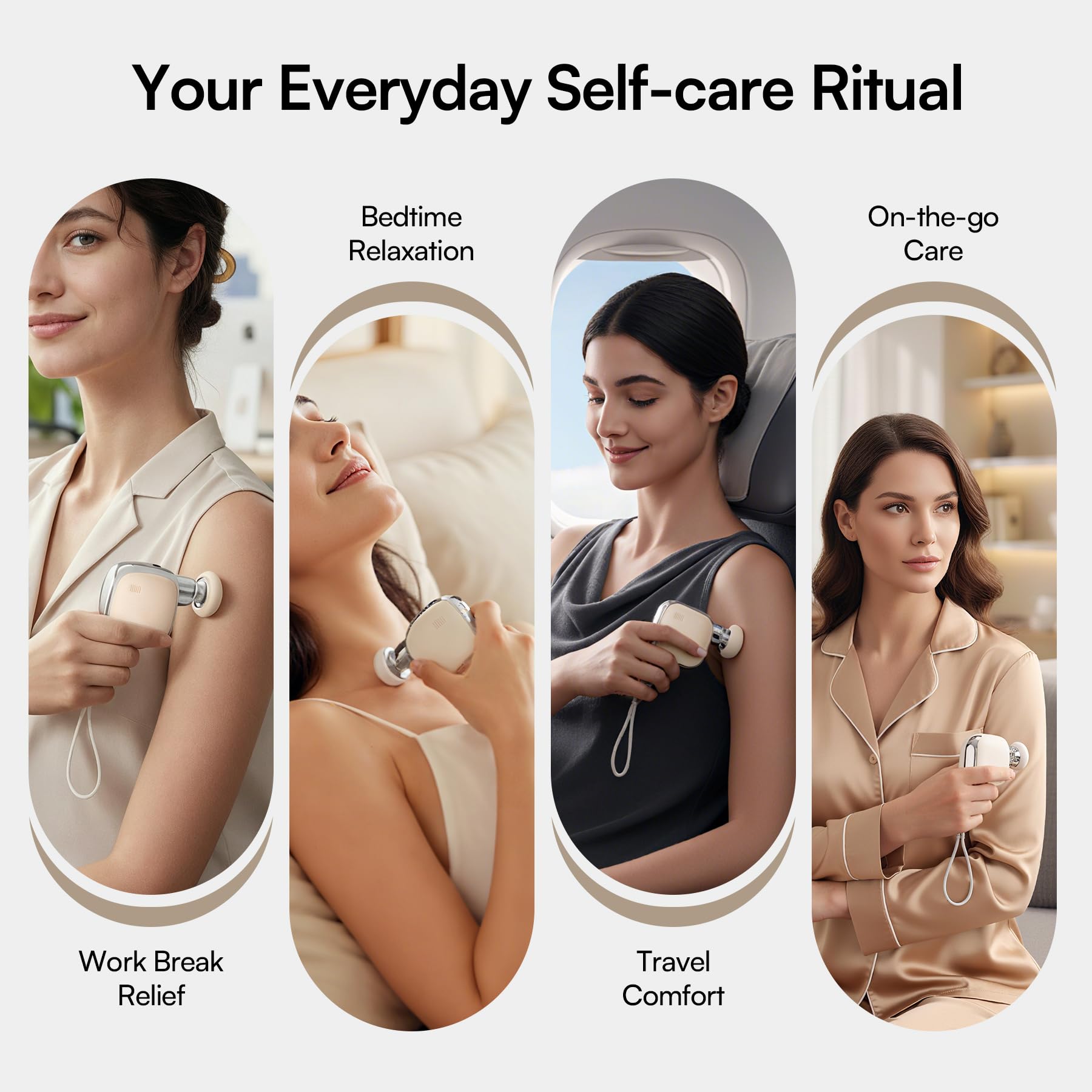 INIA PocketForce Mini Massage Gun during workout, reliable post-exercise relief.