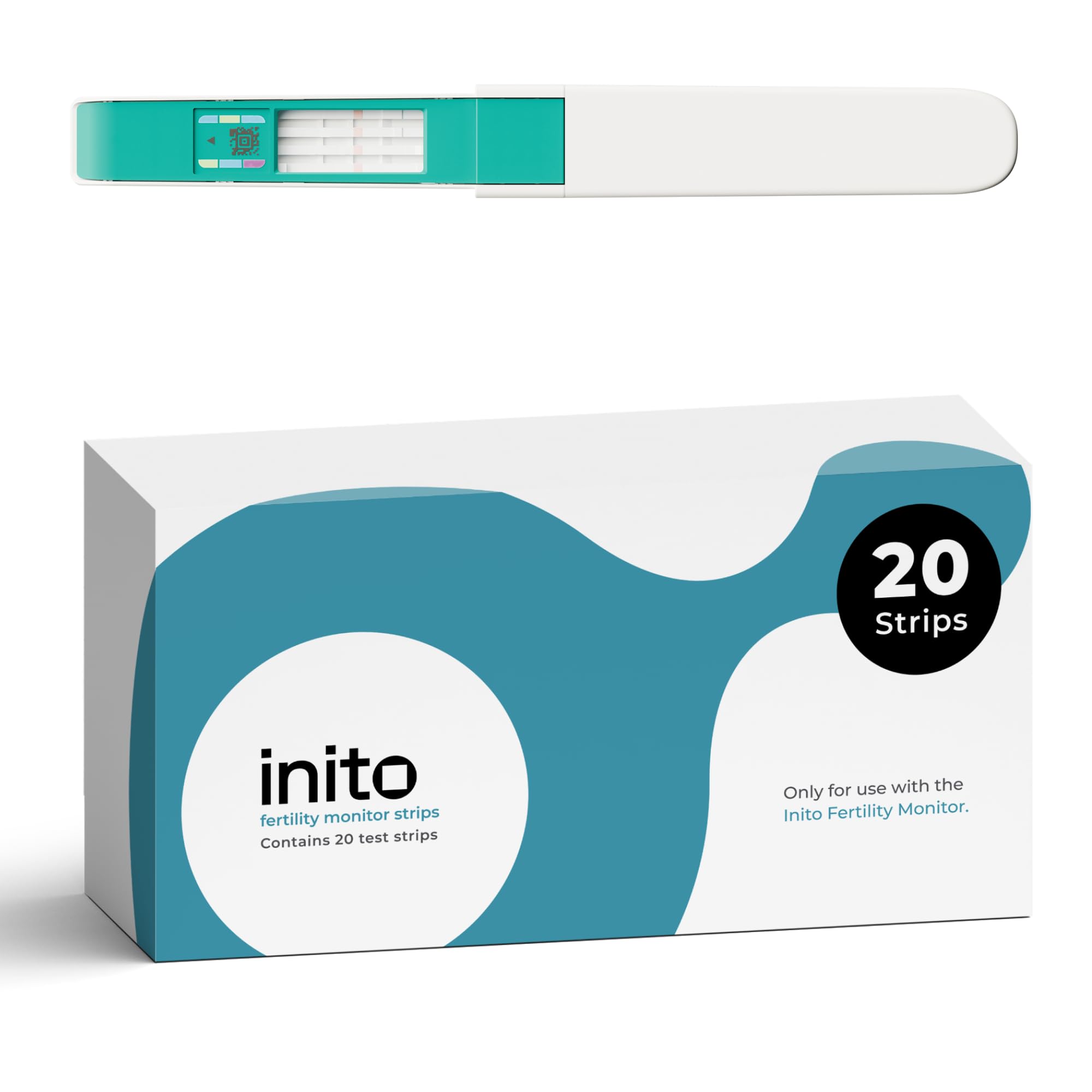 Inito fertility monitor with strip enables all-in-one hormone testing on the go.