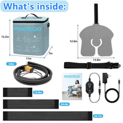Inmoredo Cold Therapy Machine 12-hour cold flow for extended recovery time.