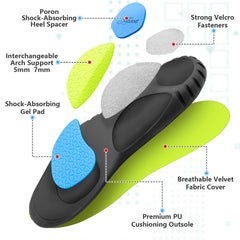 Inmoredo heel shock absorber pad cushions heel impact during daily wear