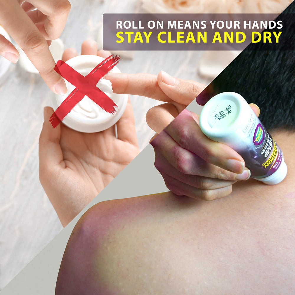 InMotion Hemp Roll-On liposome formula supports deeper, faster penetration.