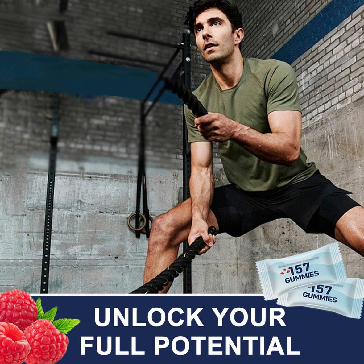 INMT 157 Gummies Raspberry travel pack demonstrates portable nutrition on the go.