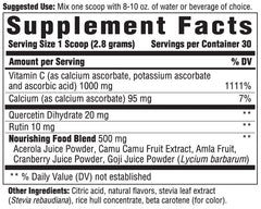 Innate Response Formulas C Complete Powder scoop beside the tub