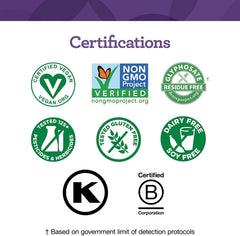 Innate Response Formulas Selenium non-GMO badge indicating product transparency.