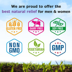Foil seal signals product freshness and potency.