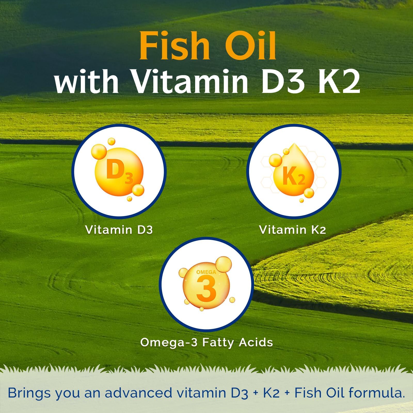 Innate Vitality Omega-3 softgel closeup showing high-potency capsules.