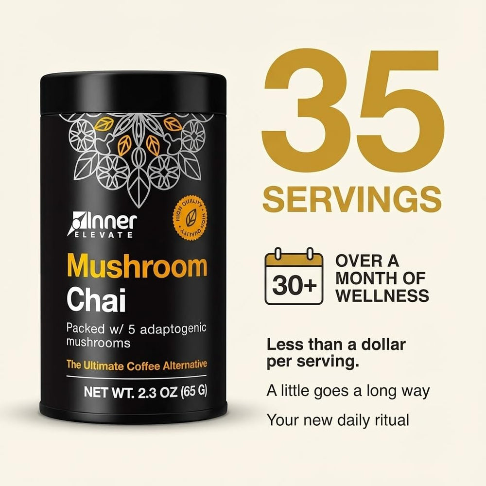 Inner Elevate Masala chai spices image, aromatic warmth without dairy or sweeteners.