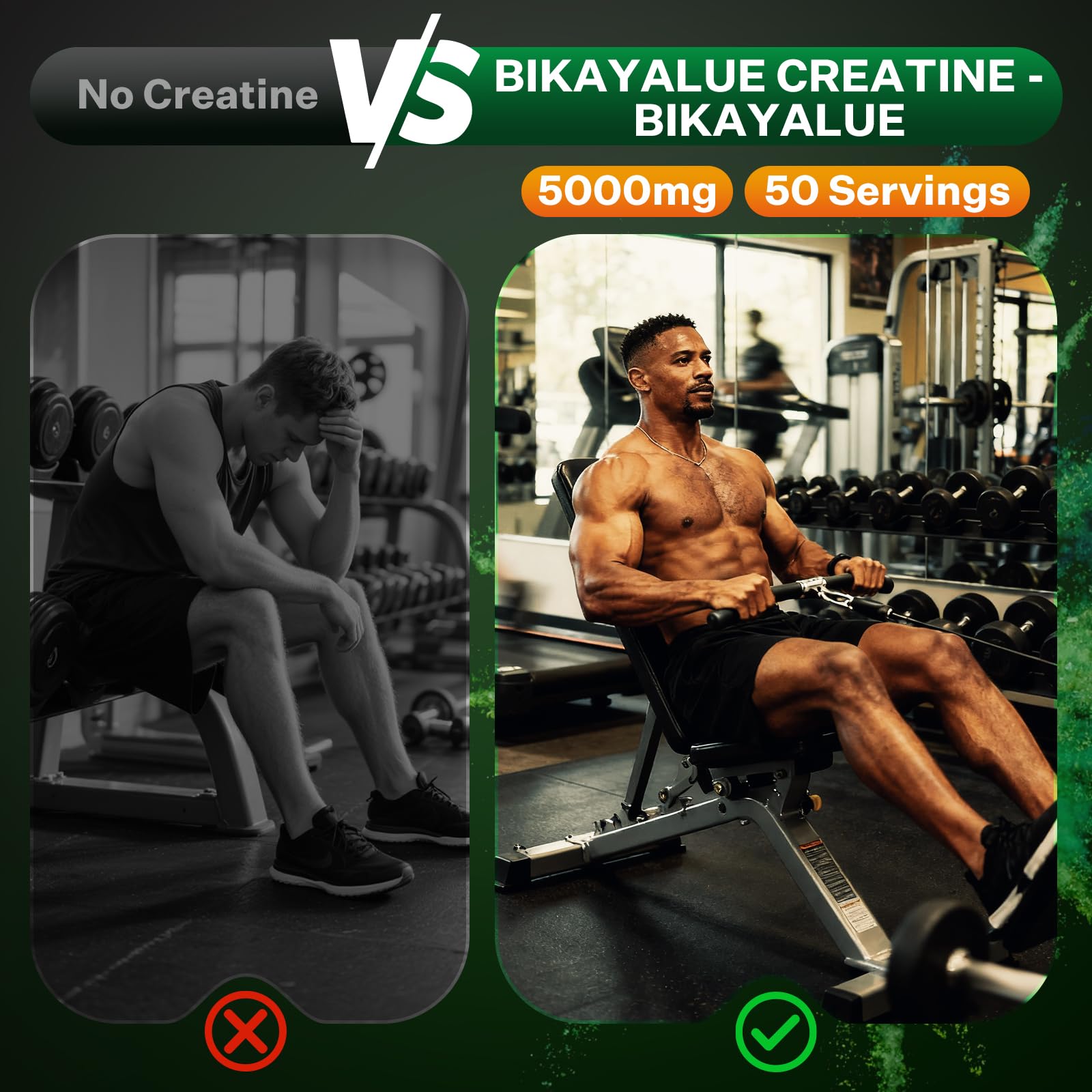 INNIOXV creatine monohydrate label close‑up demonstrating GMP quality.