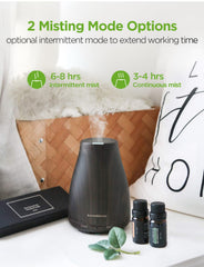 InnoGear diffuser with 7-color cycle provides a soft nightlight and mood ambiance.