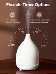 InnoGear diffuser mist stream chimney delivers a strong mist for room freshness.