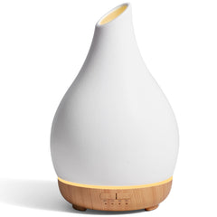 InnoGear diffuser with ceramic cover for fingerprint resistance and easy cleaning.