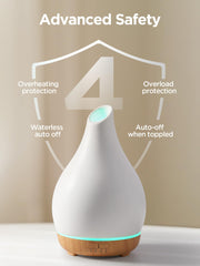 InnoGear diffuser mist control lets you tailor sessions to your space.