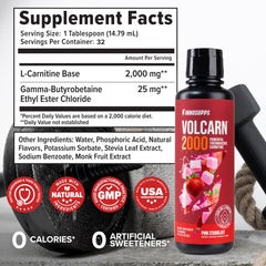 InnoSupps Volcarn 2000 label closeup with L-Carnitine and GBEEC ingredients