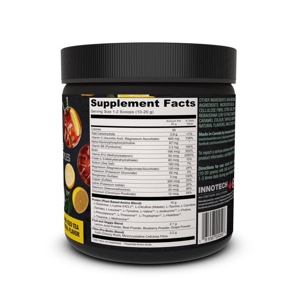 Innotech Nutrition Solutions Fasting Days bottle—portable refreshment during intermittent fasting.