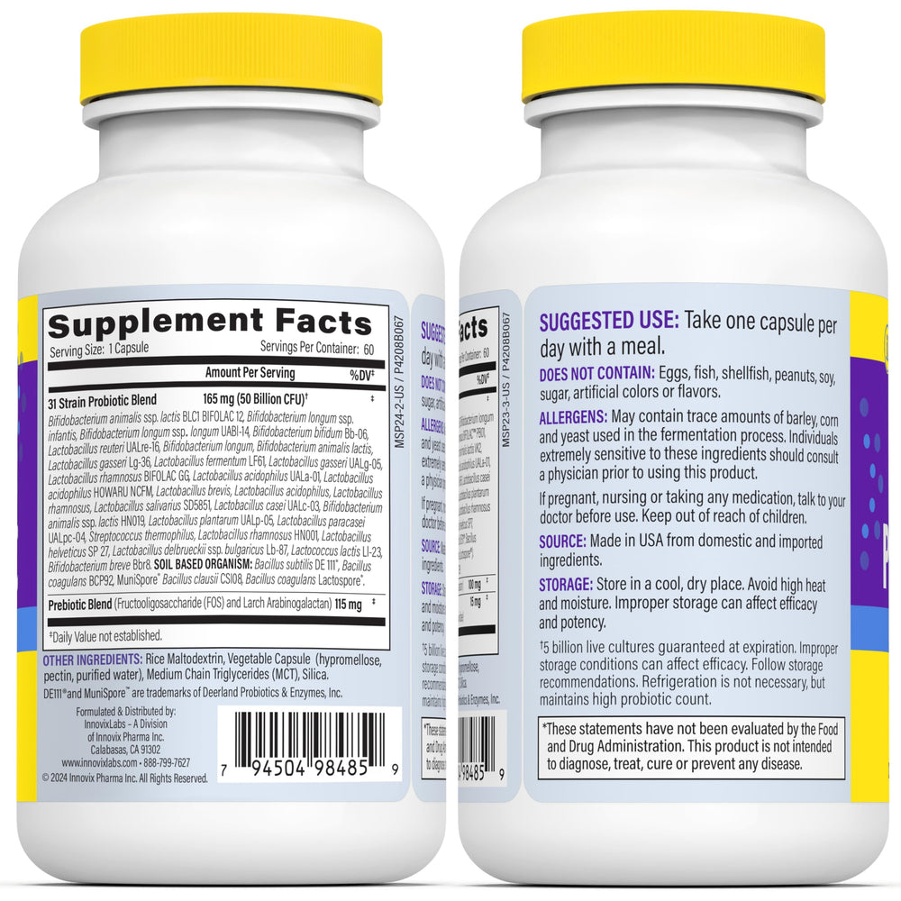 Allergen-friendly InnovixLabs capsules support sensitive diets.