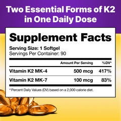 InnovixLabs K2 bottle pour close-up emphasizing easy swallowing capsules