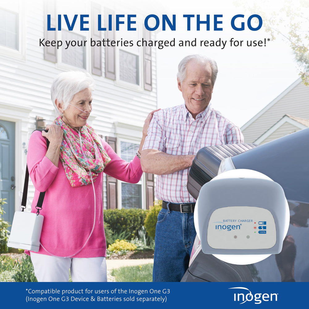 Inogen One G3 compact design emphasizes easy storage.