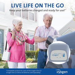 Inogen One G3 compact design emphasizes easy storage.